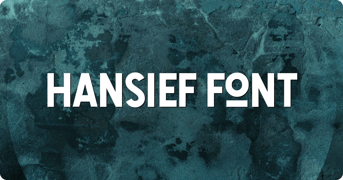 Hansief Font preview