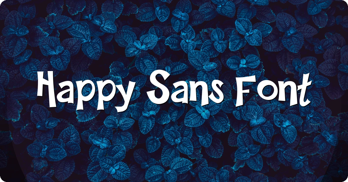 Happy Sans Font preview