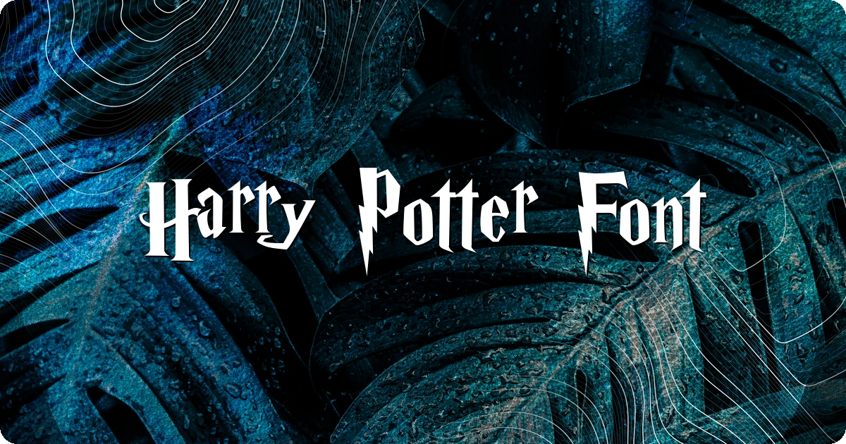 Harry Potter Font preview