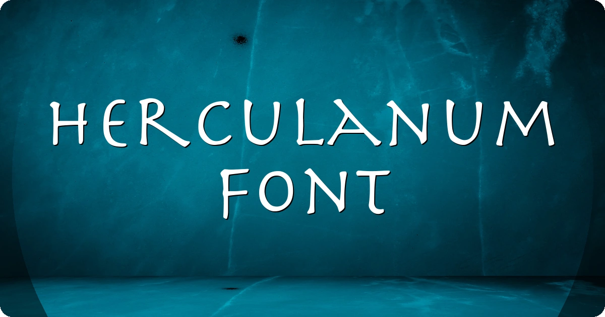 Herculanum Font preview