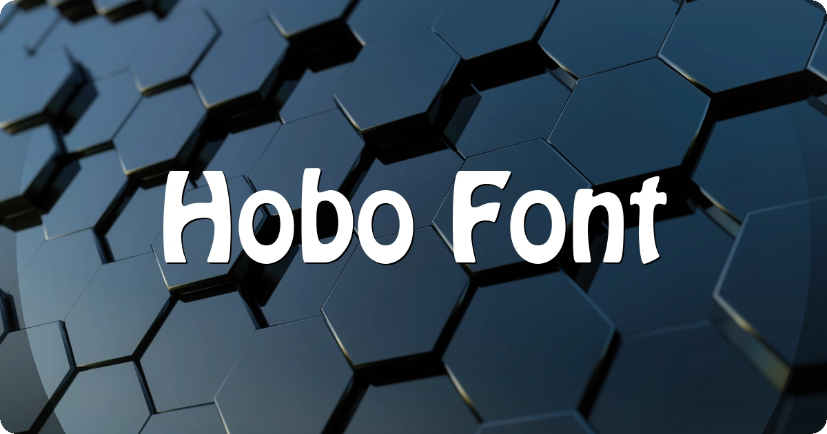 Hobo Font preview