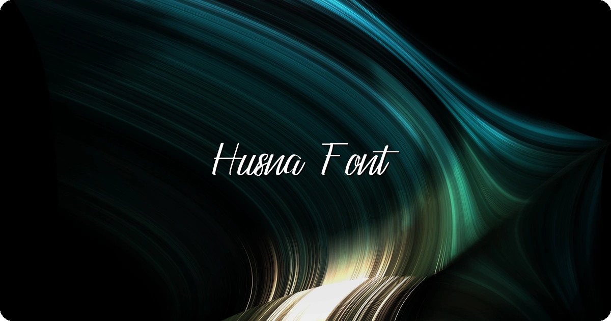 Husna Font preview