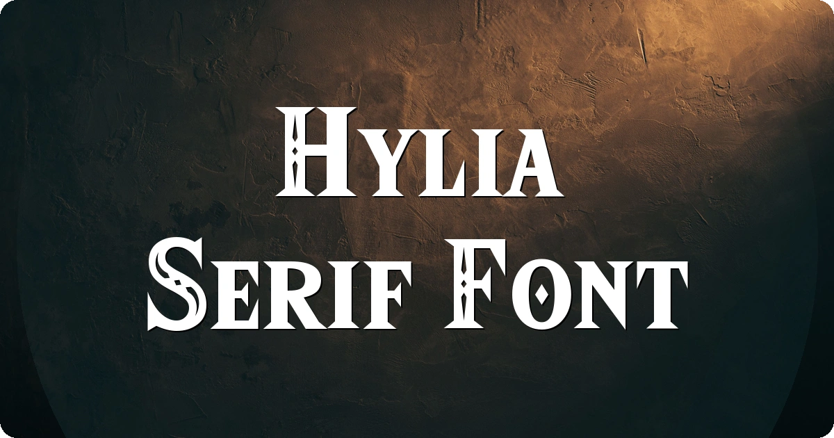 Hylia Serif Font preview