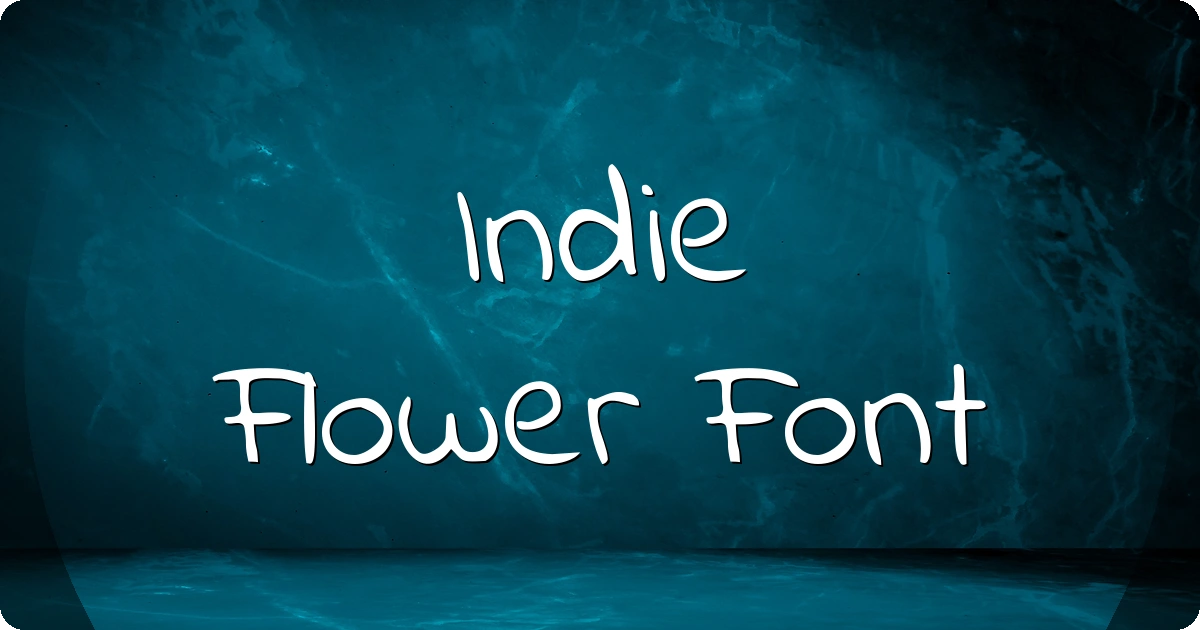 Indie Flower Font preview