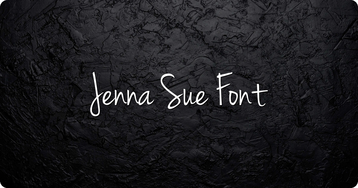 Jenna Sue Font preview