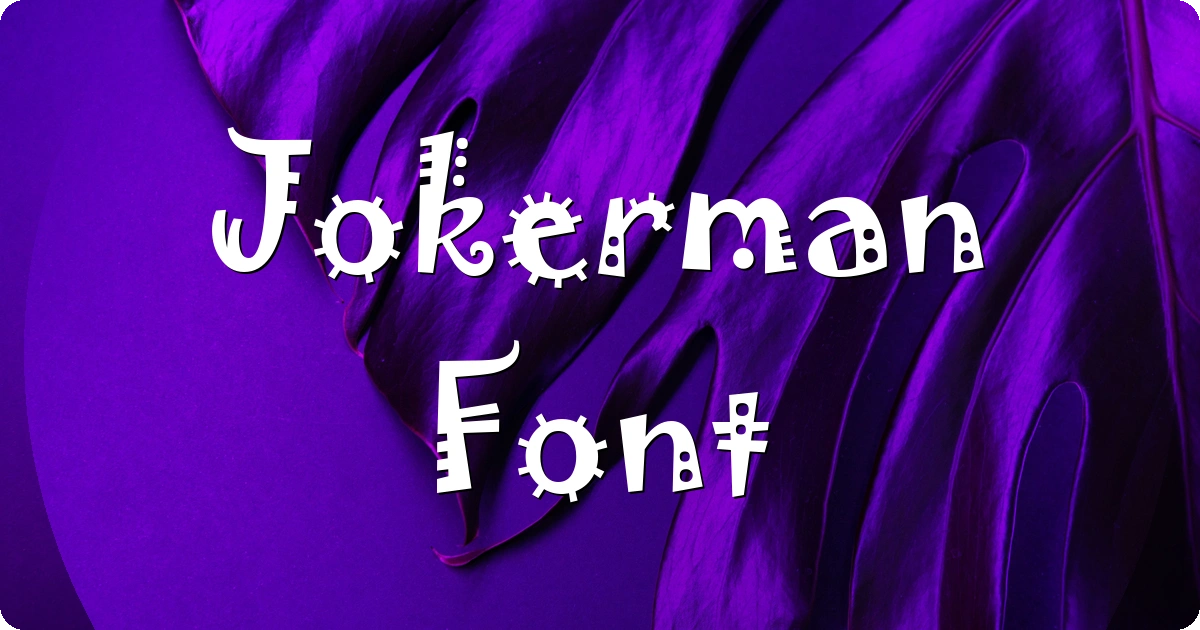 Jokerman Font preview