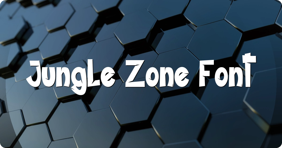 Jungle Zone Font preview
