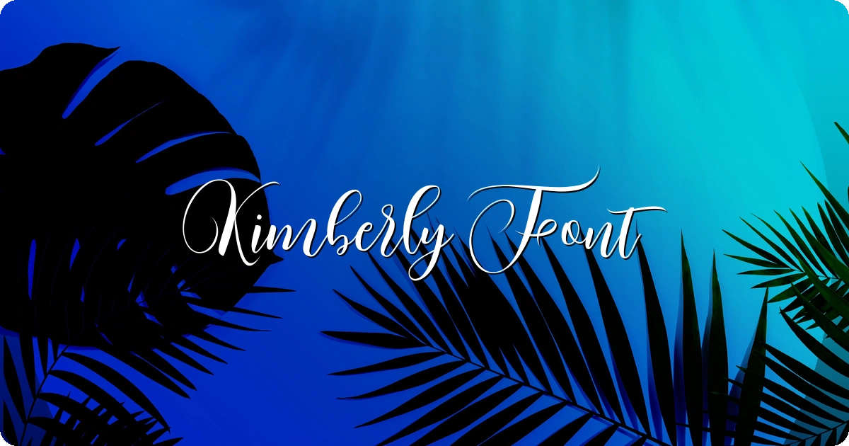 Kimberly Font preview