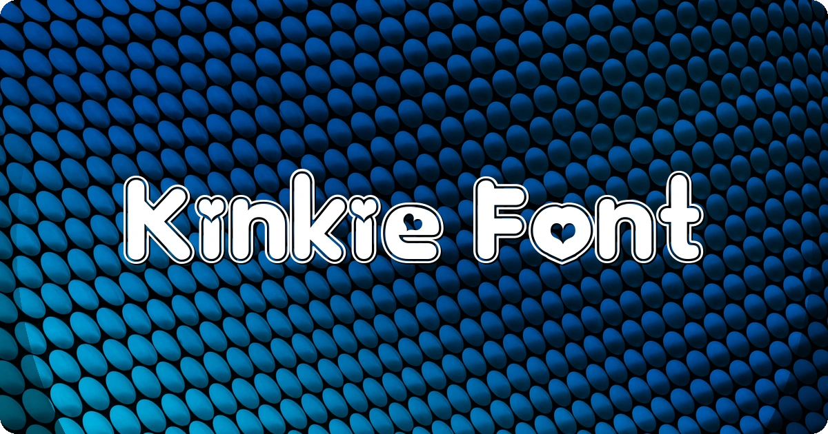 Kinkie Font preview