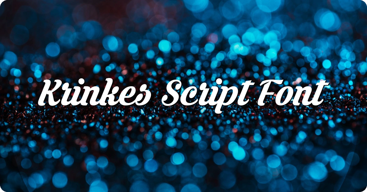 Krinkes Script Font preview
