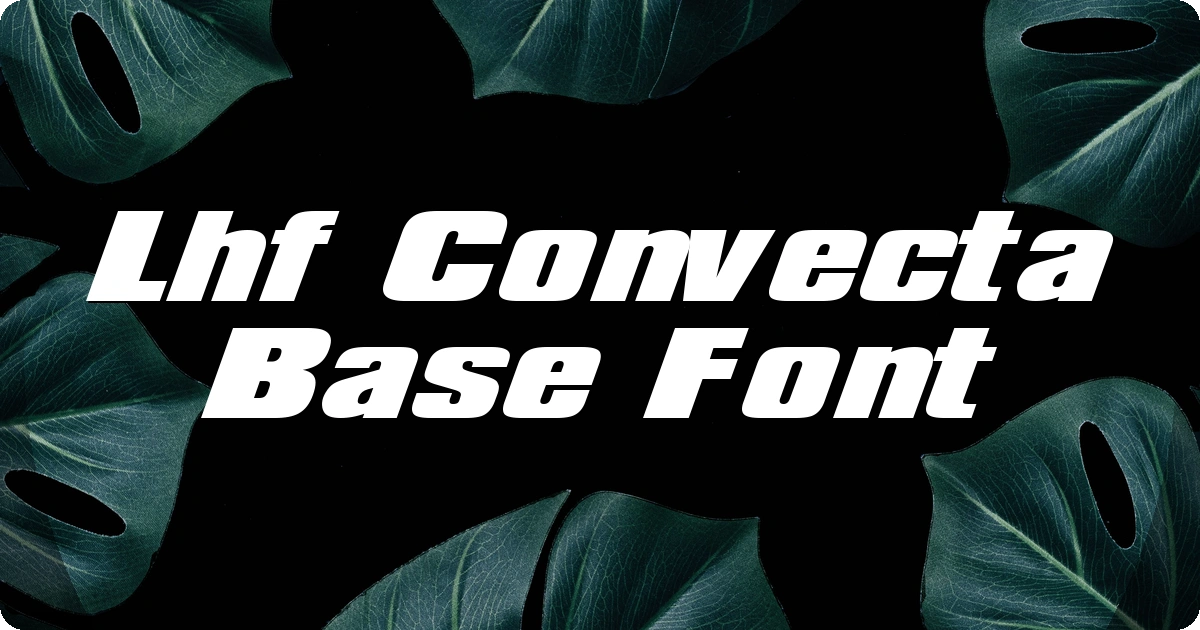 Lhf Convecta Base Font preview