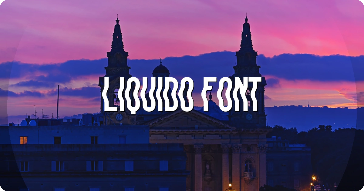 Liquido Font preview