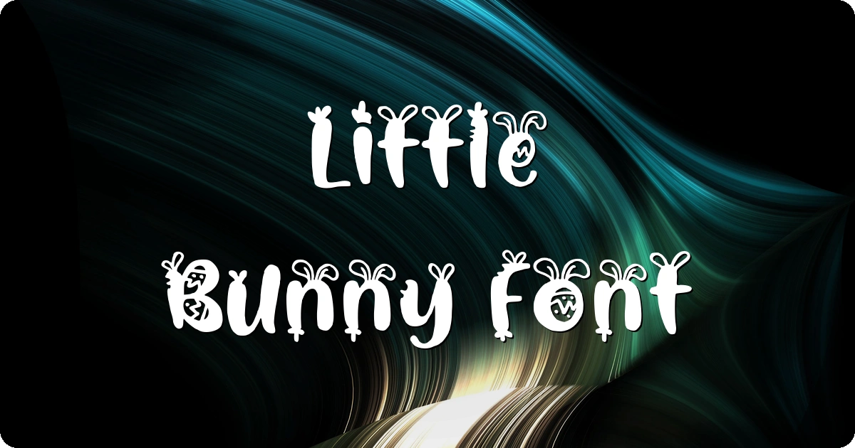 Little Bunny Font preview