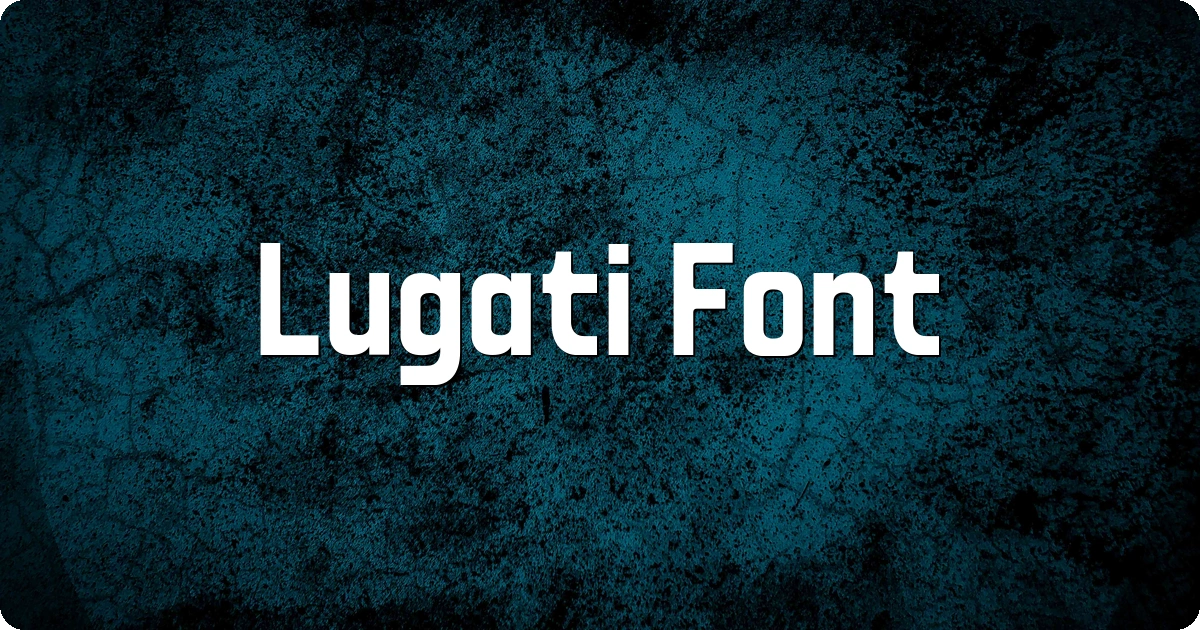 Lugati Font preview