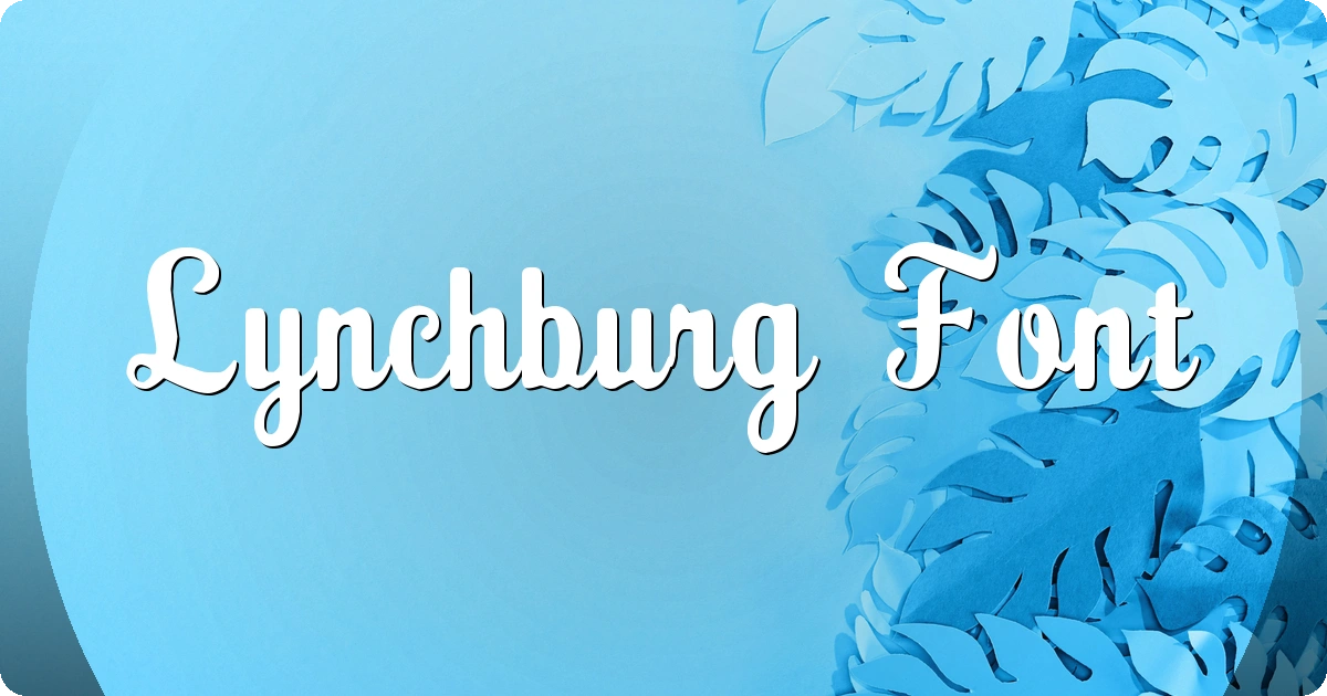 Lynchburg Font preview