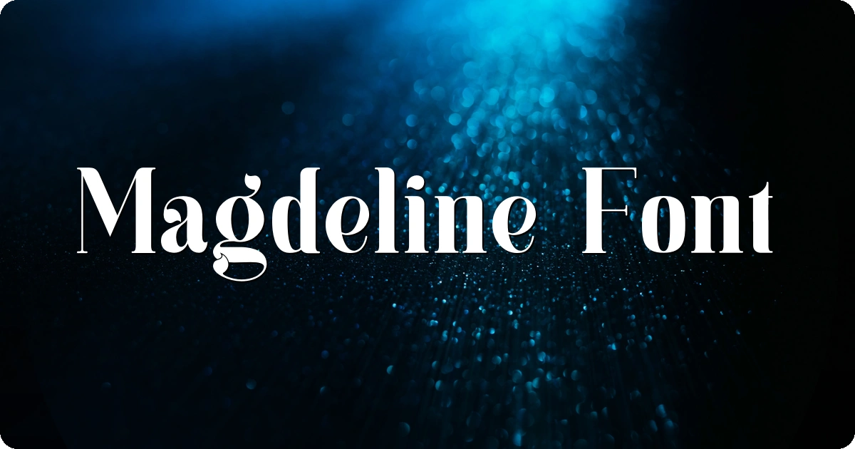 Magdeline Font preview
