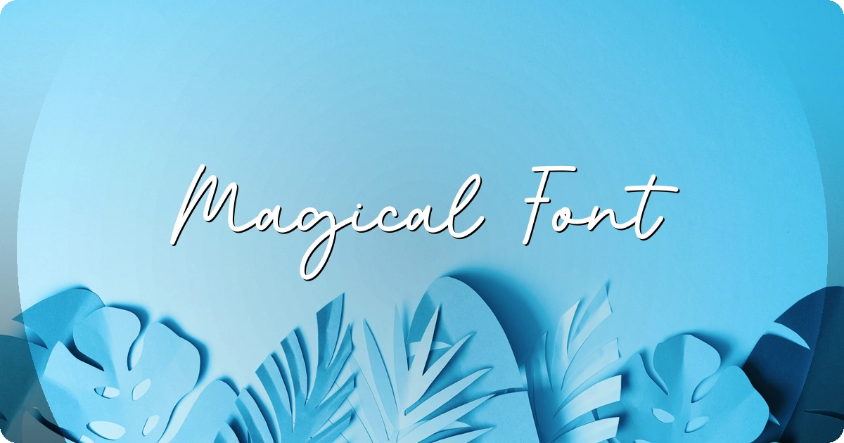Magical Font preview