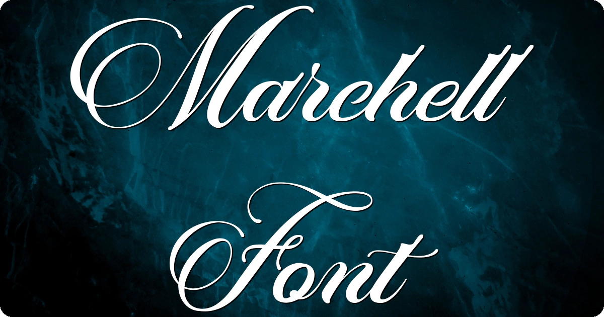 Marchell Font preview