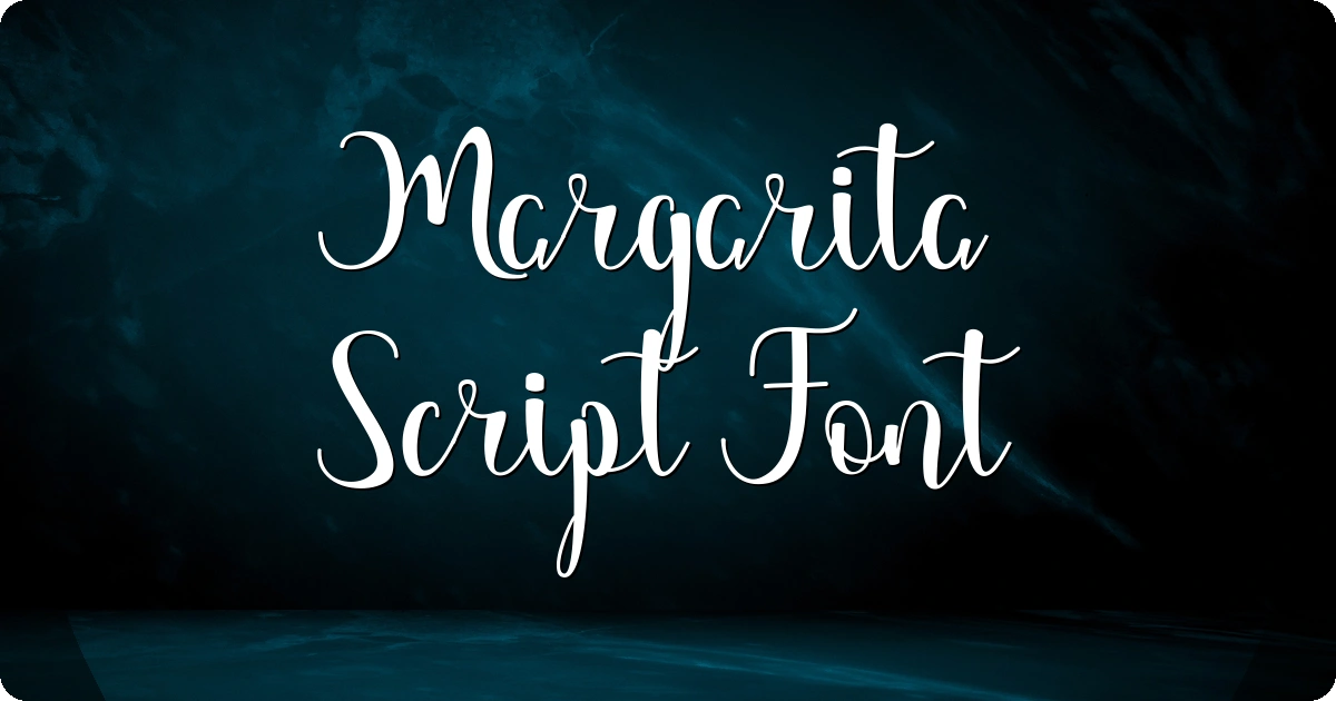 Margarita Script Font preview