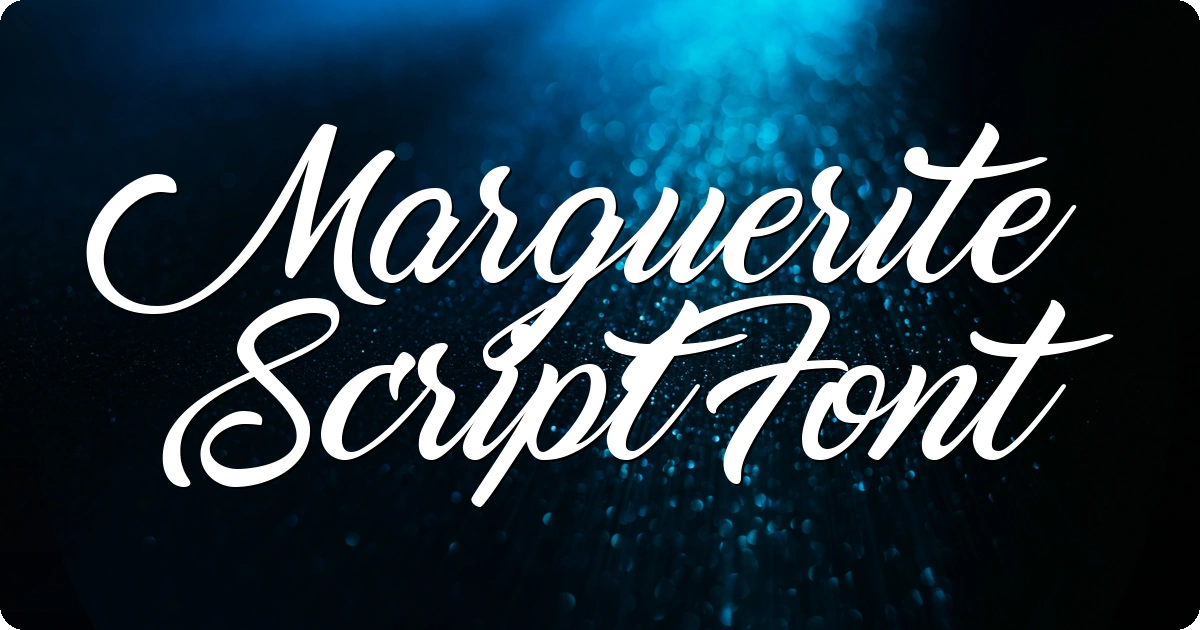 Marguerite Script Font preview