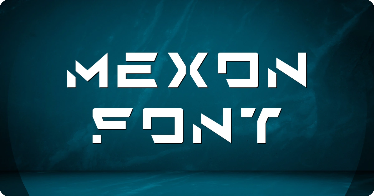 Mexon Font preview