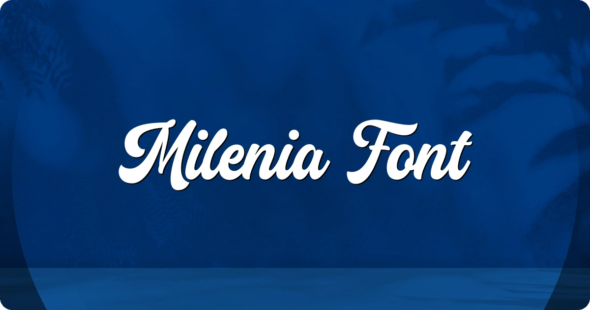 Milenia Font preview