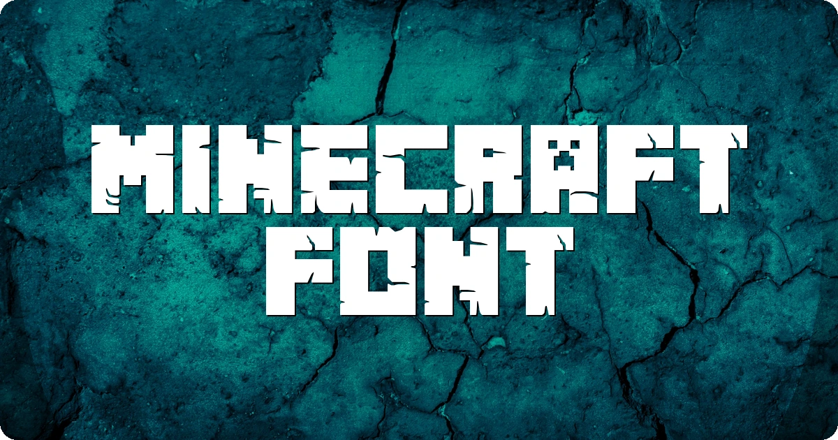 Minecraft Font preview