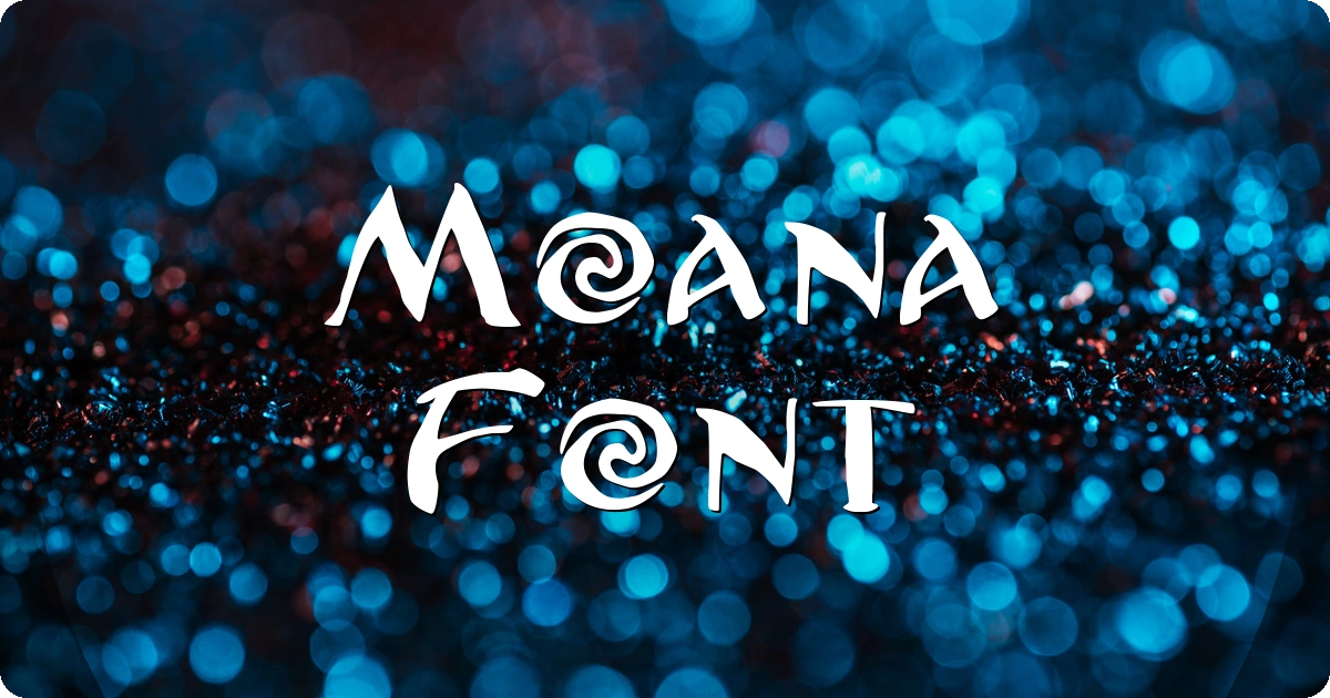 Moana Font preview