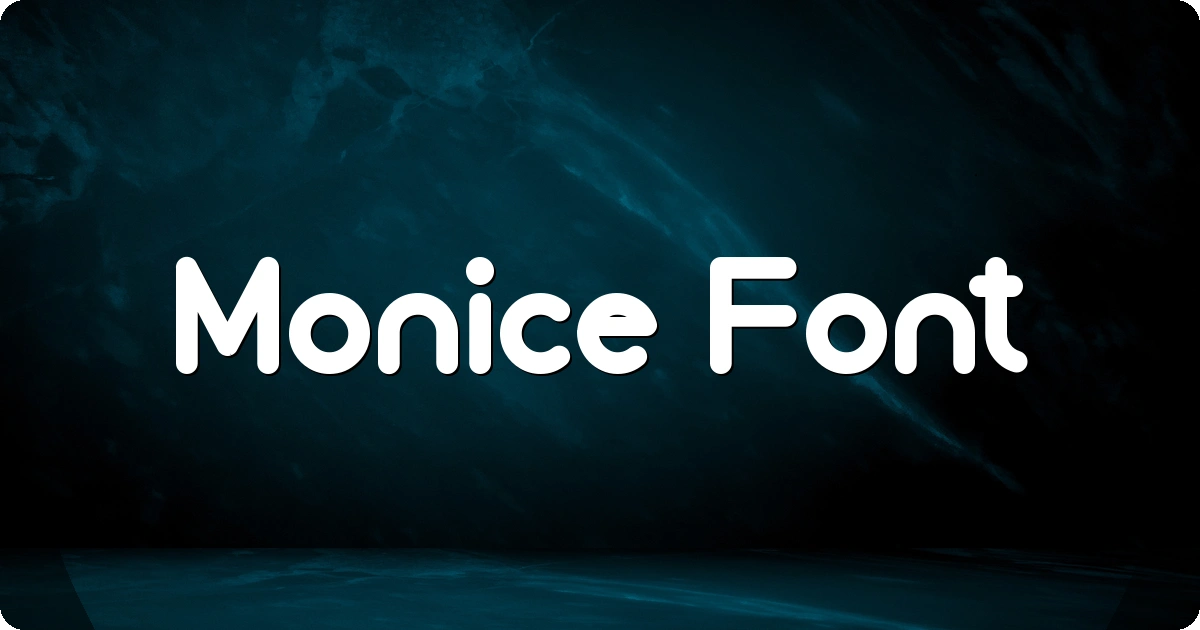 Monice Font preview