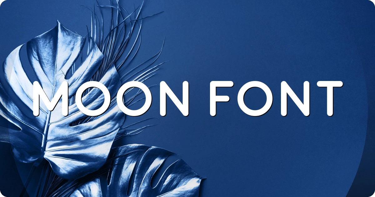Moon Font preview