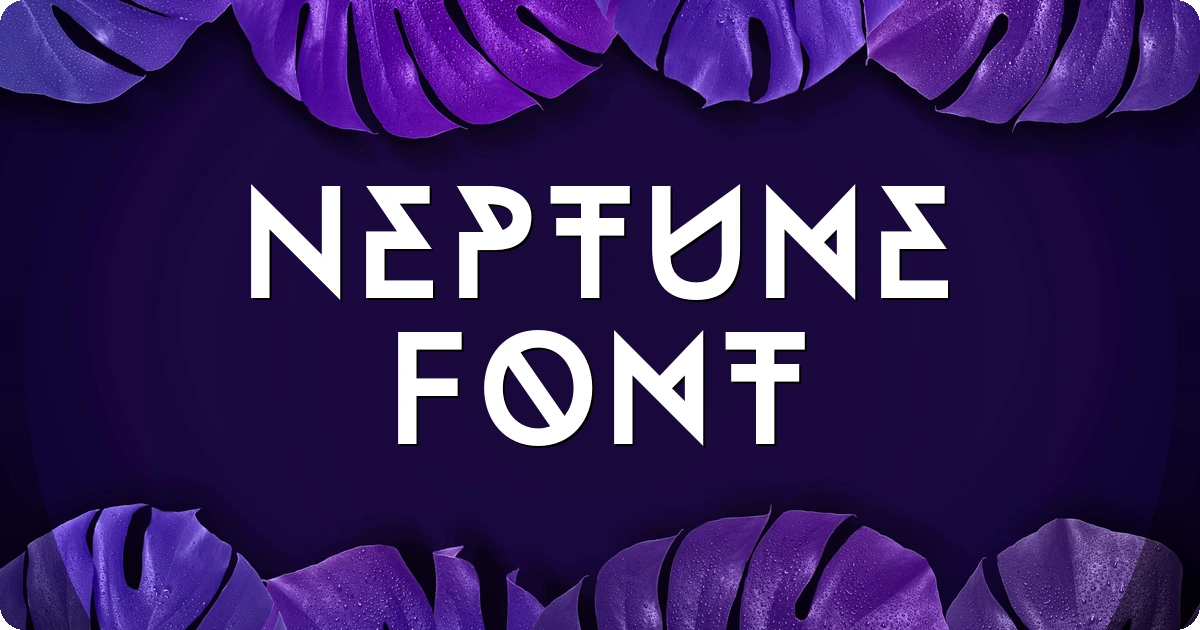 Neptune Font preview