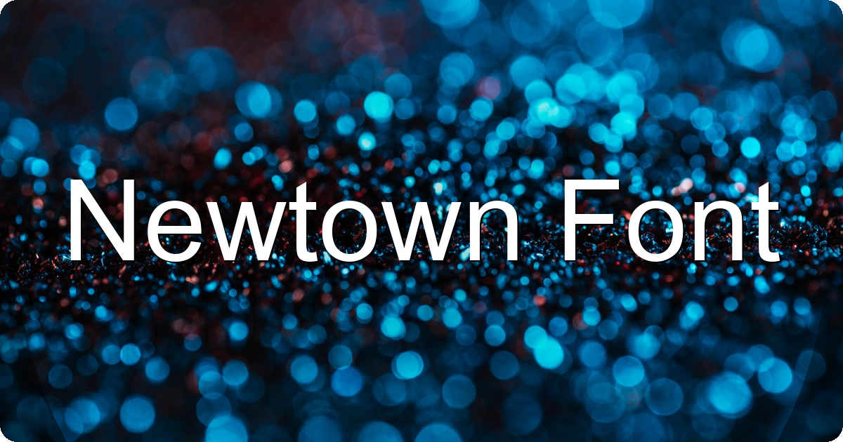 Newtown Font preview