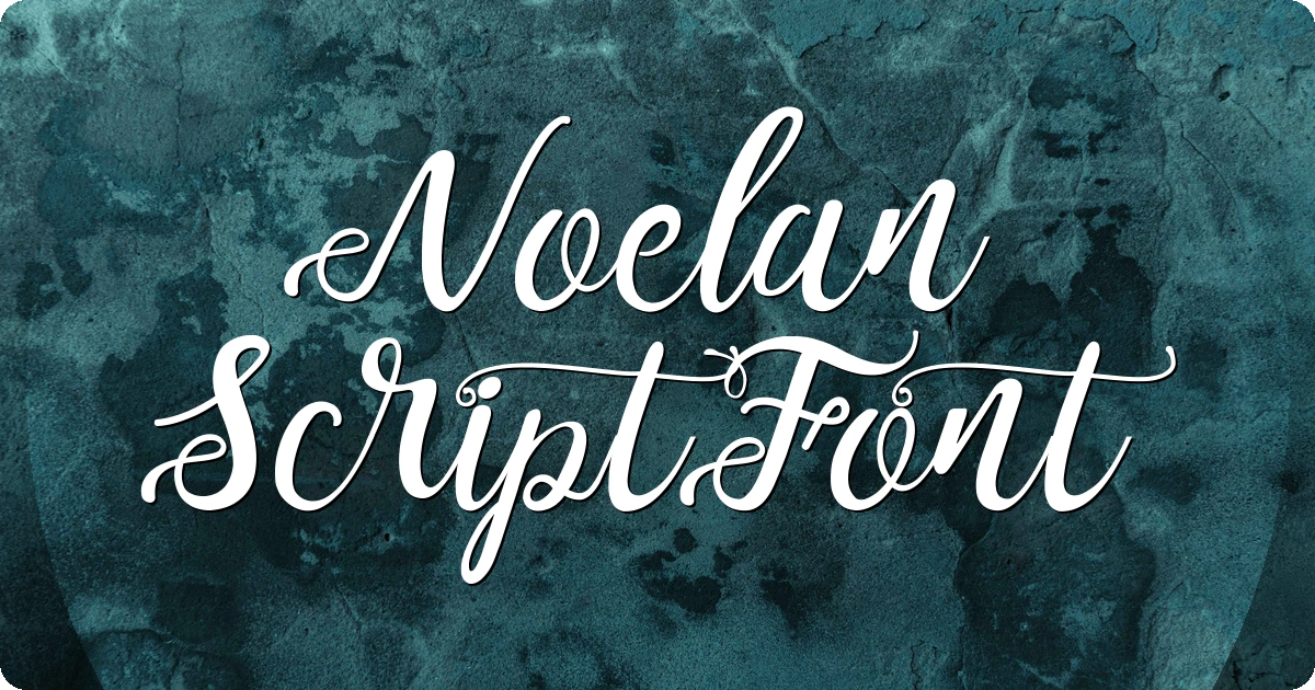 Noelan Script Font preview