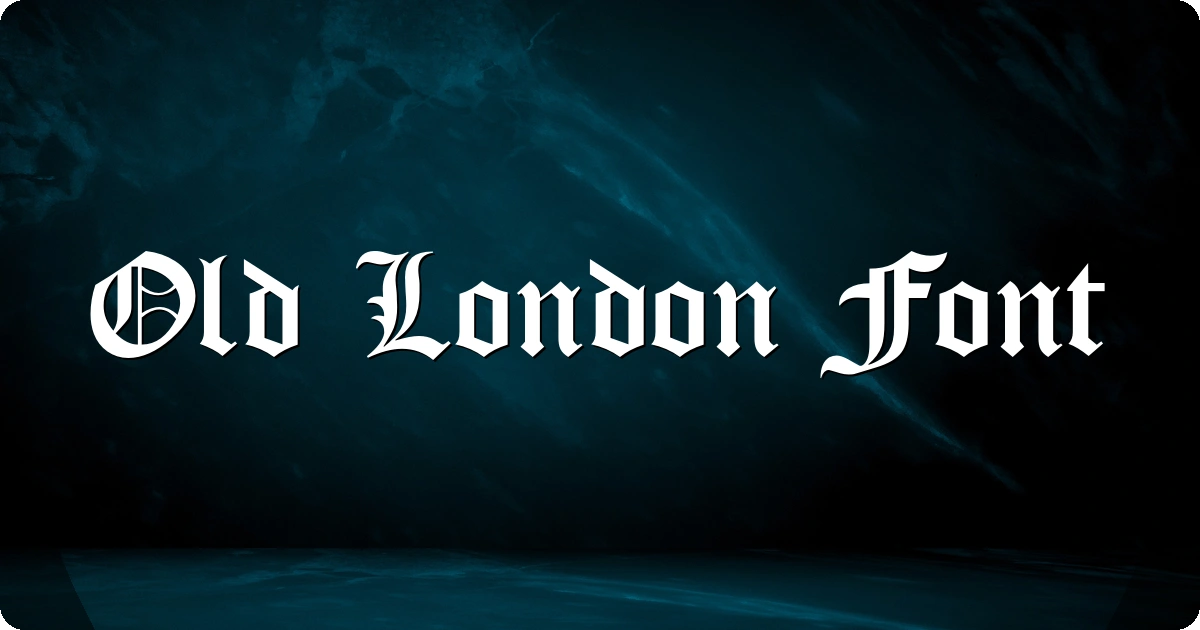 Old London Font preview