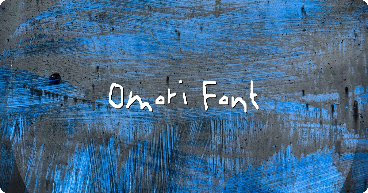 Omori Font preview
