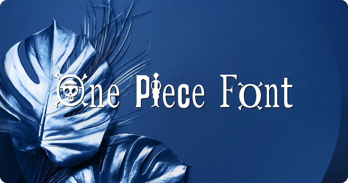 One Piece Font preview