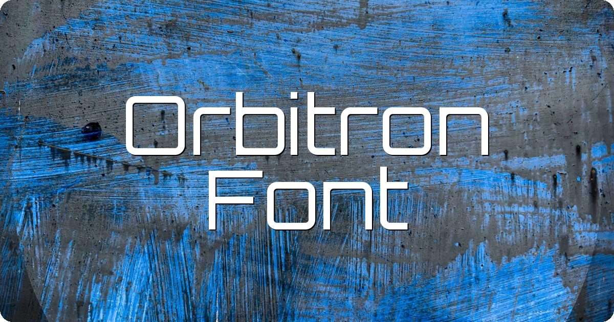 Orbitron Font preview