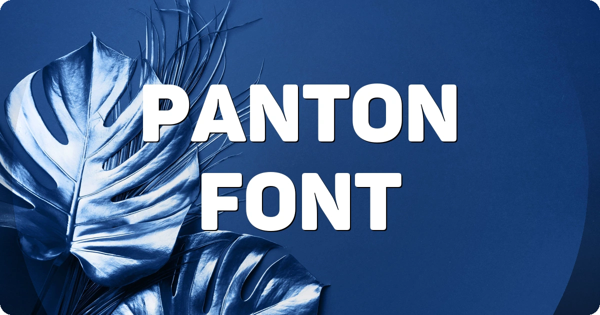 Panton Font preview