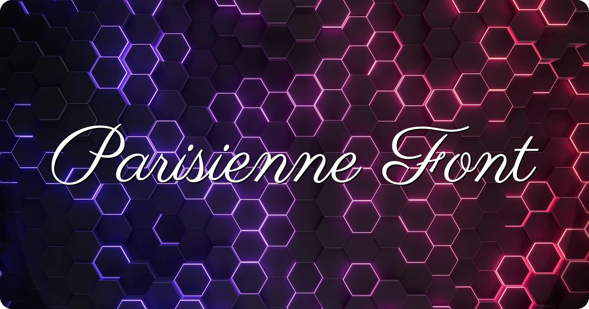 Parisienne Font preview