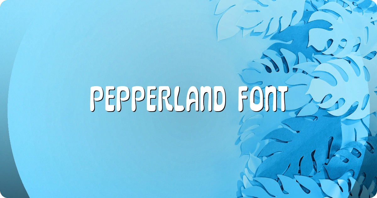 Pepperland Font preview