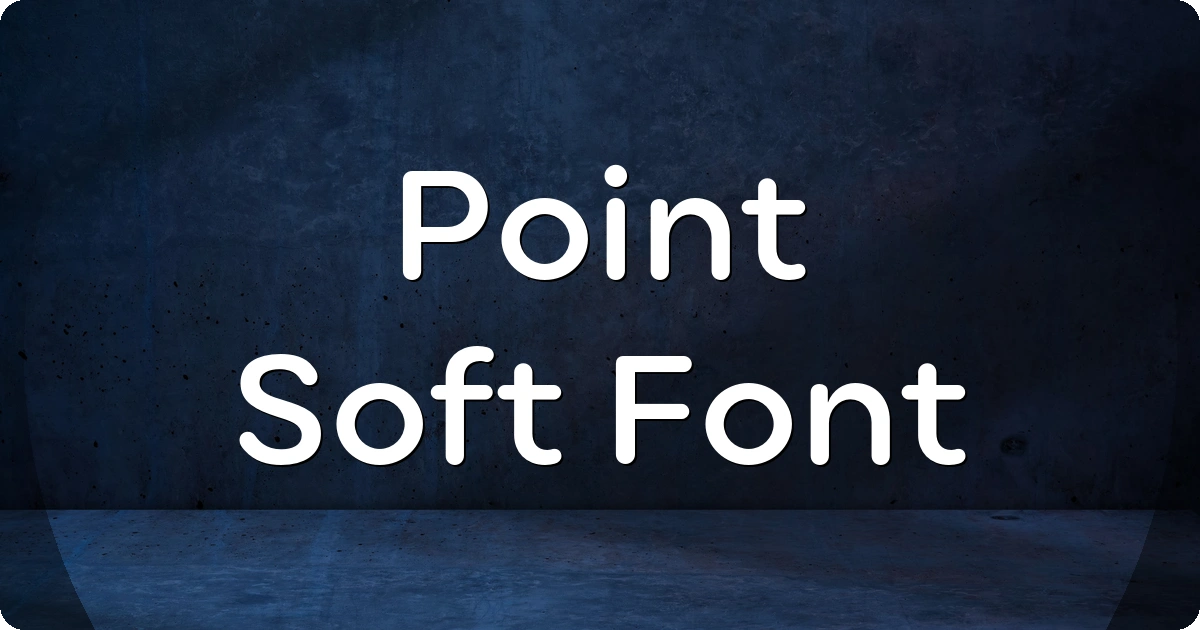 Point Soft Font preview
