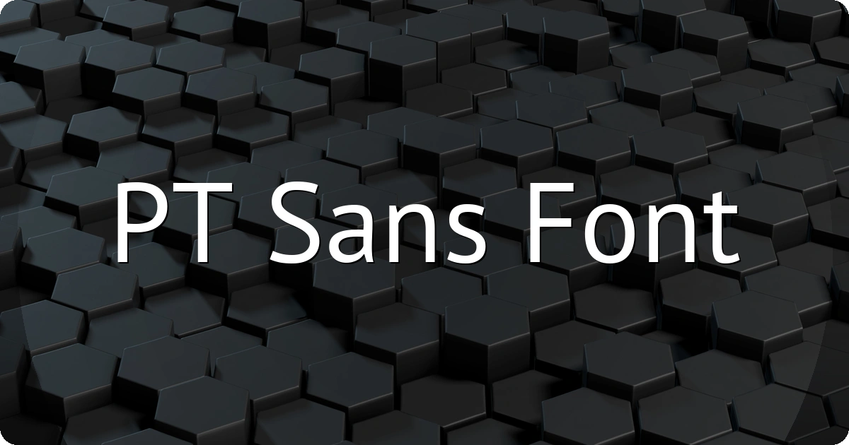 PT Sans Font preview