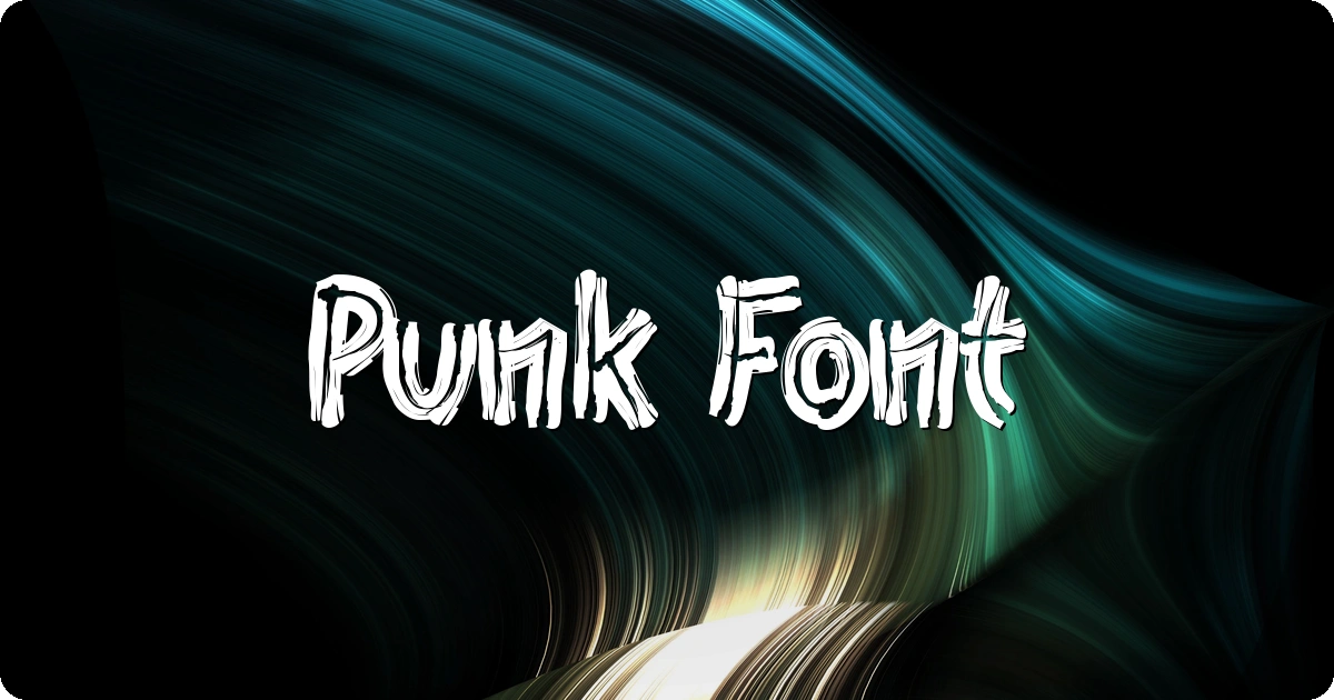 Punk Font preview