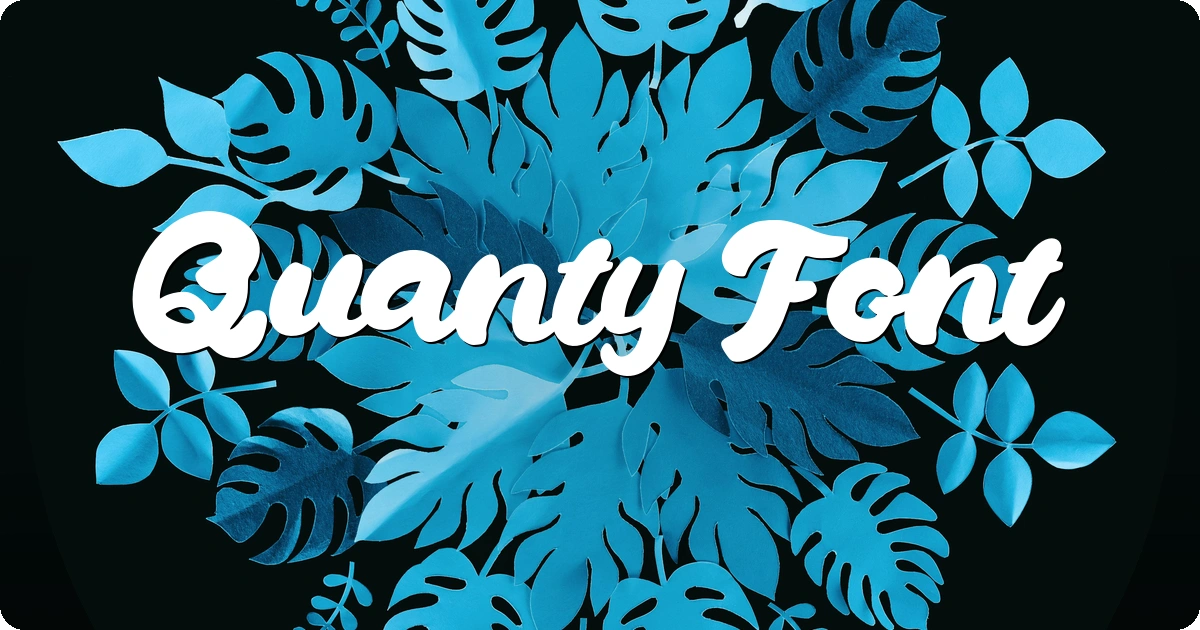 Quanty Font preview
