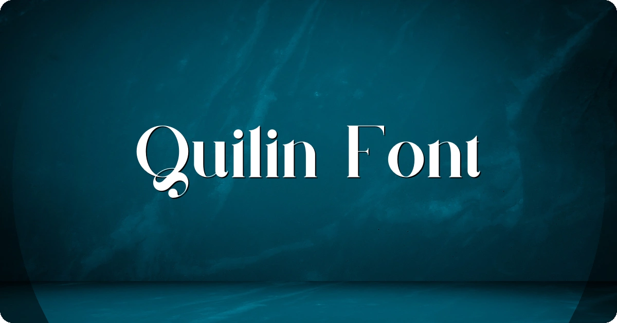 Quilin Font preview