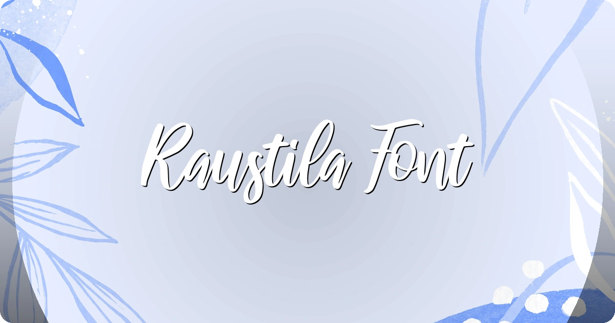 Raustila Font preview