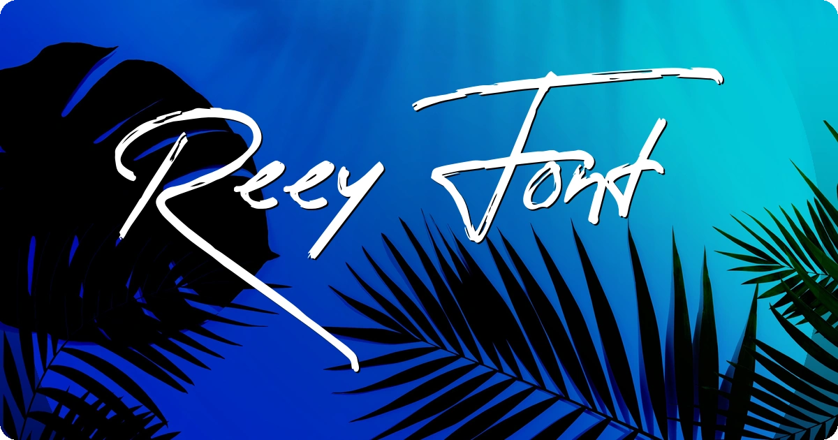 Reey Font preview