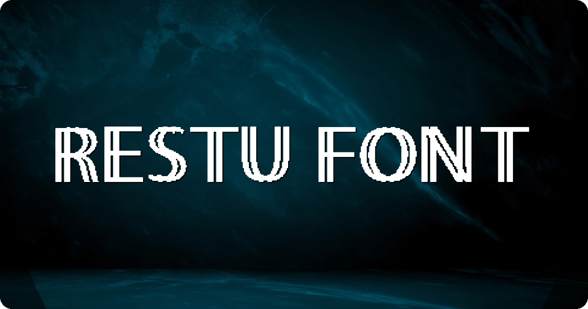 Restu Font preview