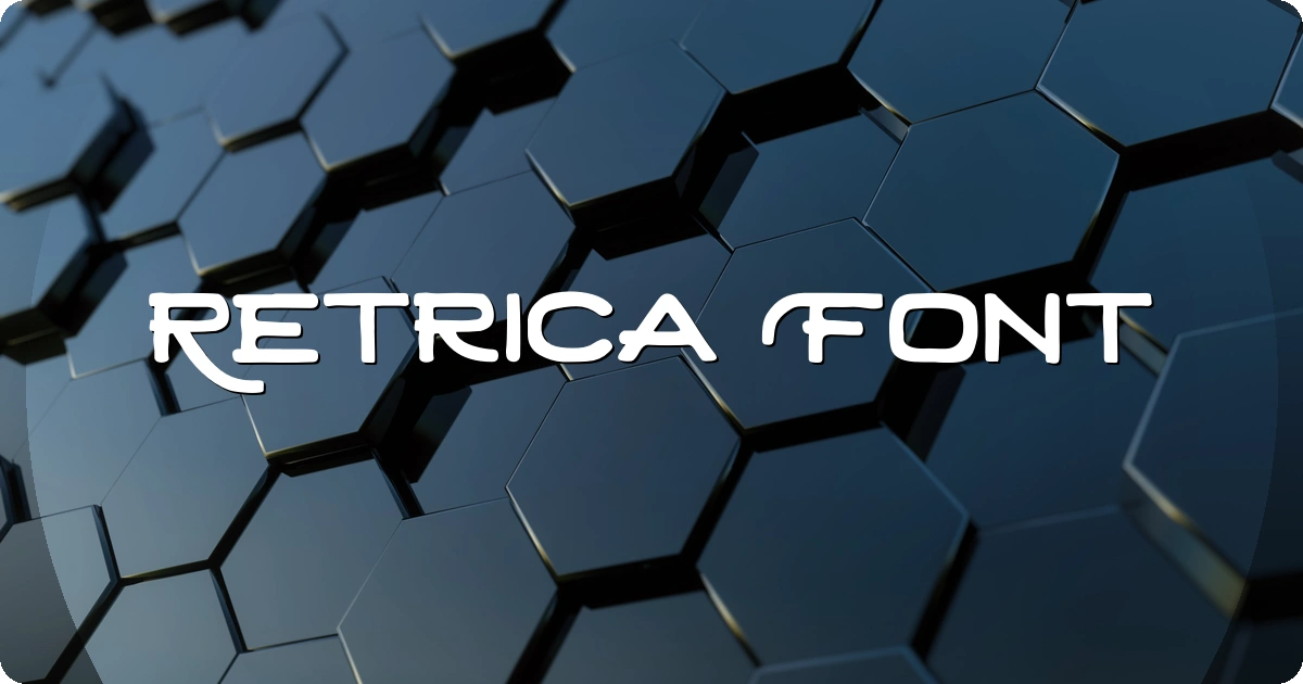 Retrica Font preview