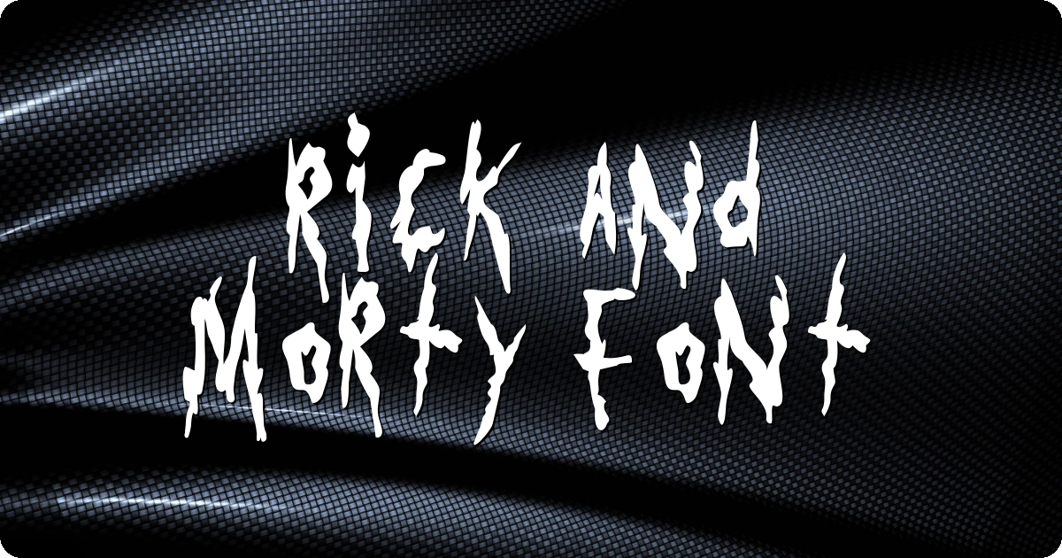 Rick And Morty Font preview